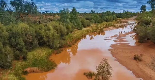 Finke River, Australia (340–400 Million Years Old)